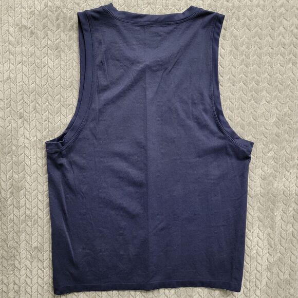 Fabletics Tank Top Mens Size XL Blue Training Day‎ Sleeveless Athletic Shirt - Picture 6 of 7
